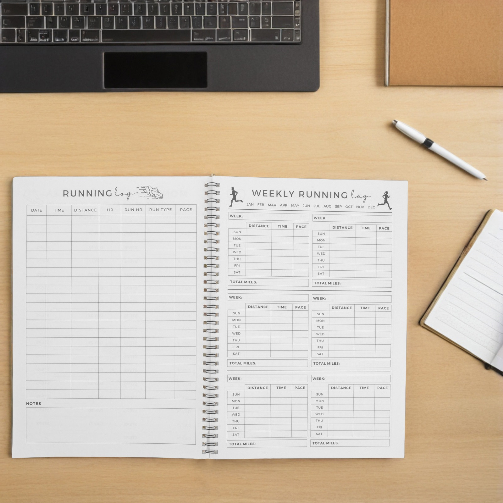 The Nutrition Fitness - Premium Fitness Planning Notebook with Goal