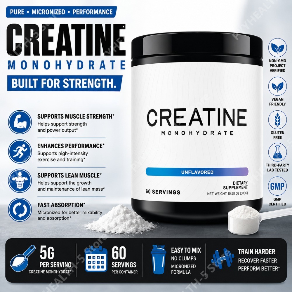 Creatine Monohydrate Powder - Creatine Monohydrate Powder 5000mg 60 Servings