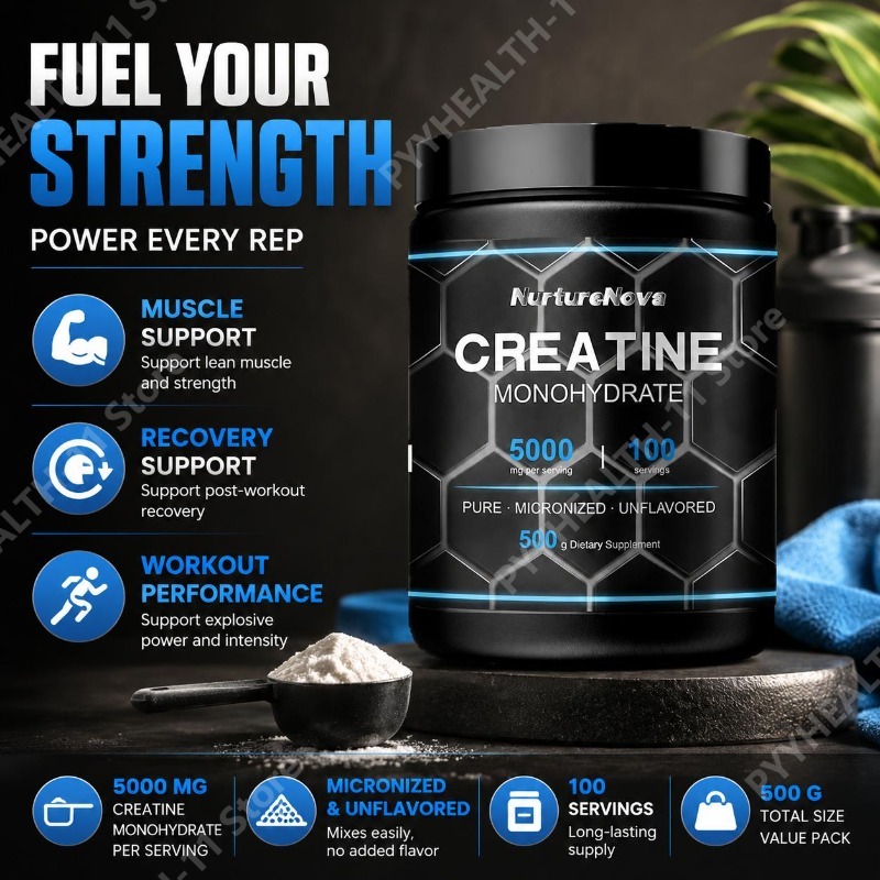 Creatine Monohydrate Powder - Creatine Monohydrate Powder for Muscle Support