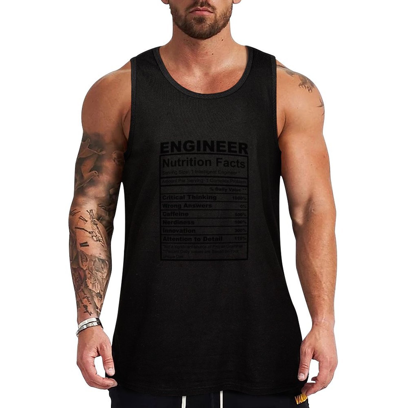 The Nutrition Fitness - Funny Engineer Gift Nutrition Fact Humor