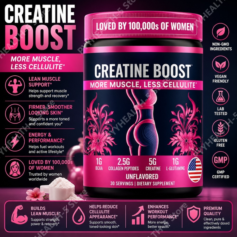 Creatine Monohydrate Powder - Creatine Monohydrate Powder for Women with