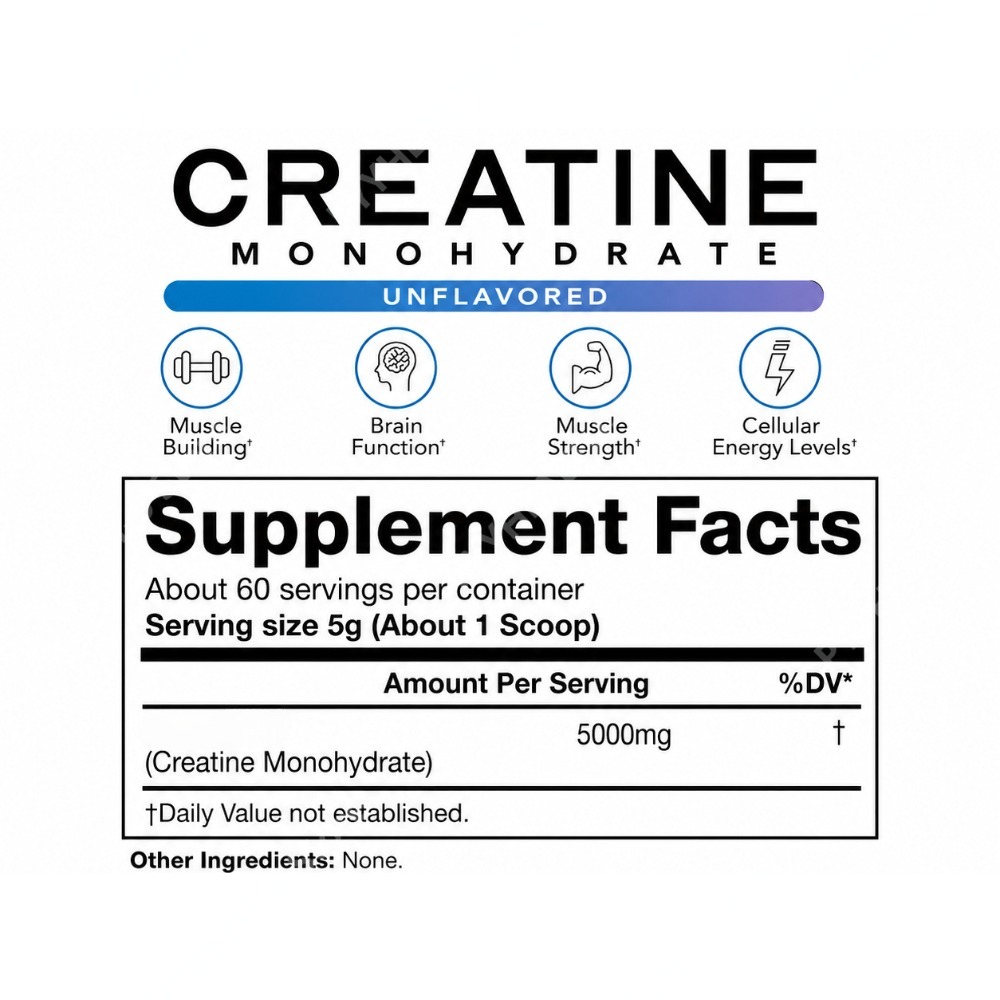 Creatine Monohydrate Powder 50 - Creatine Monohydrate Powder recension och pris