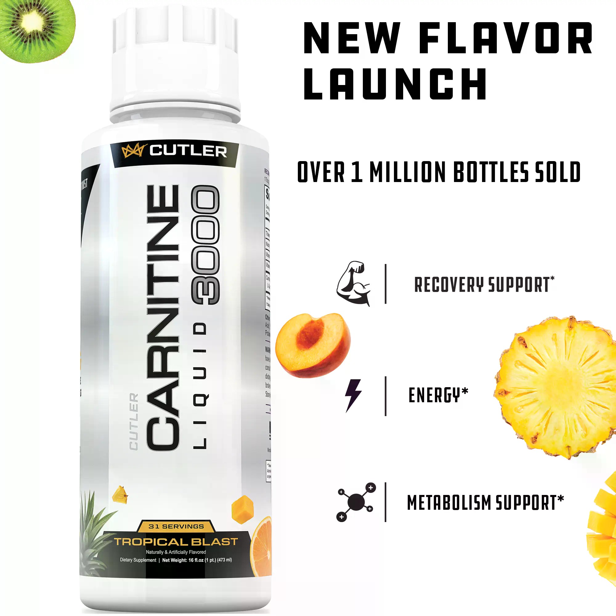 Cutler Nutrition Liquid Carnit - Fitness Nutrition Energy recension och pris