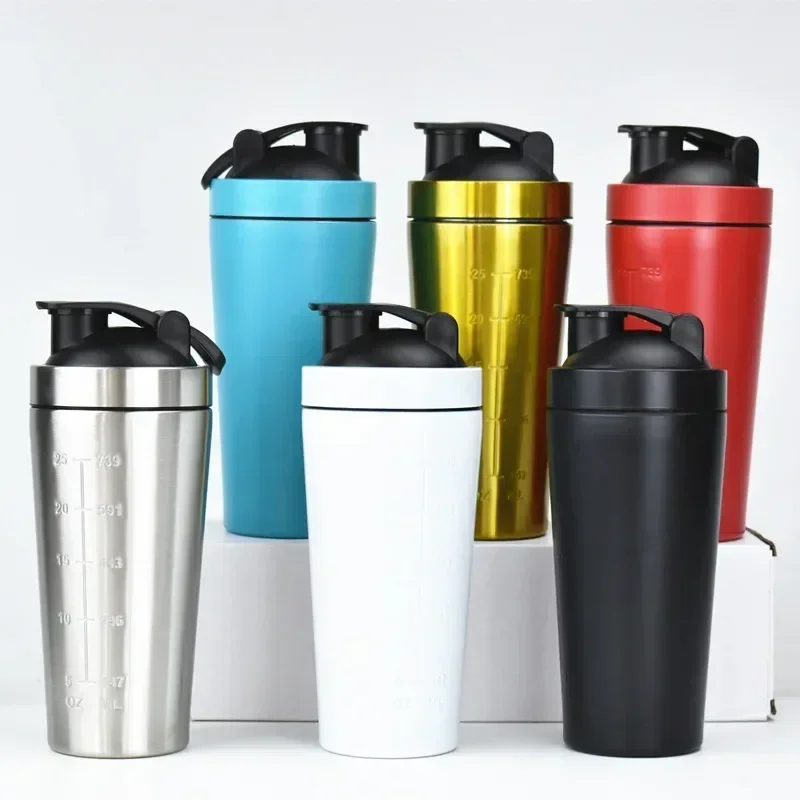 Stainless Steel Protein Shaker - The Nutrition Fitness recension och pris