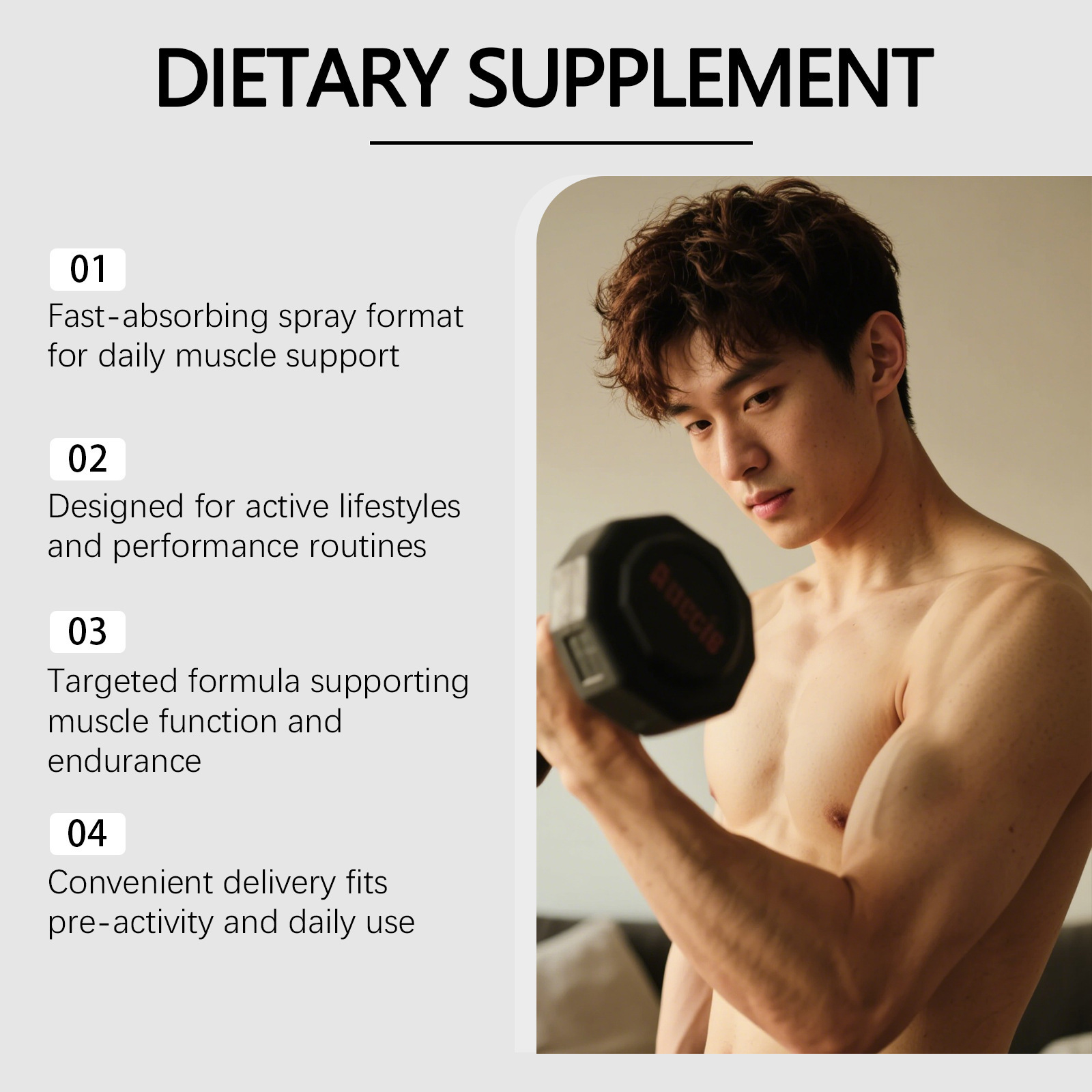 Muscle Growth Spray Enhance Ph - Fitness Nutrition Energy recension och pris