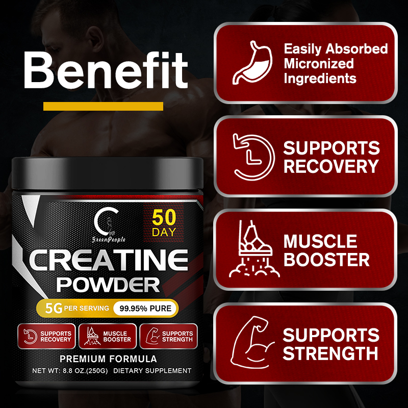GPGP GreenPeople Creatine Mono - Creatine Monohydrate Powder recension och pris