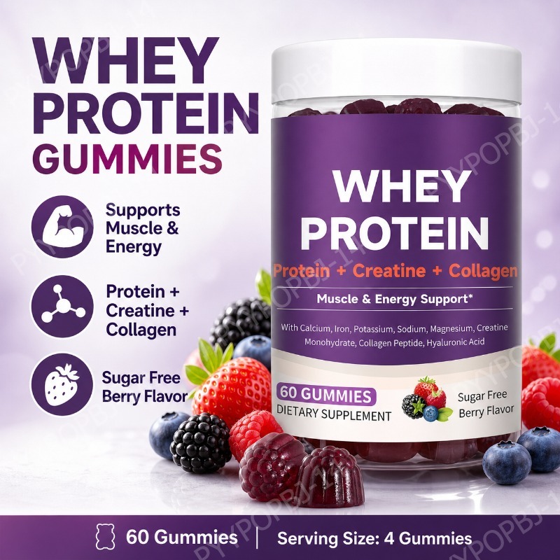 Protein Gummies with Whey Crea - Fitness Nutrition Energy recension och pris