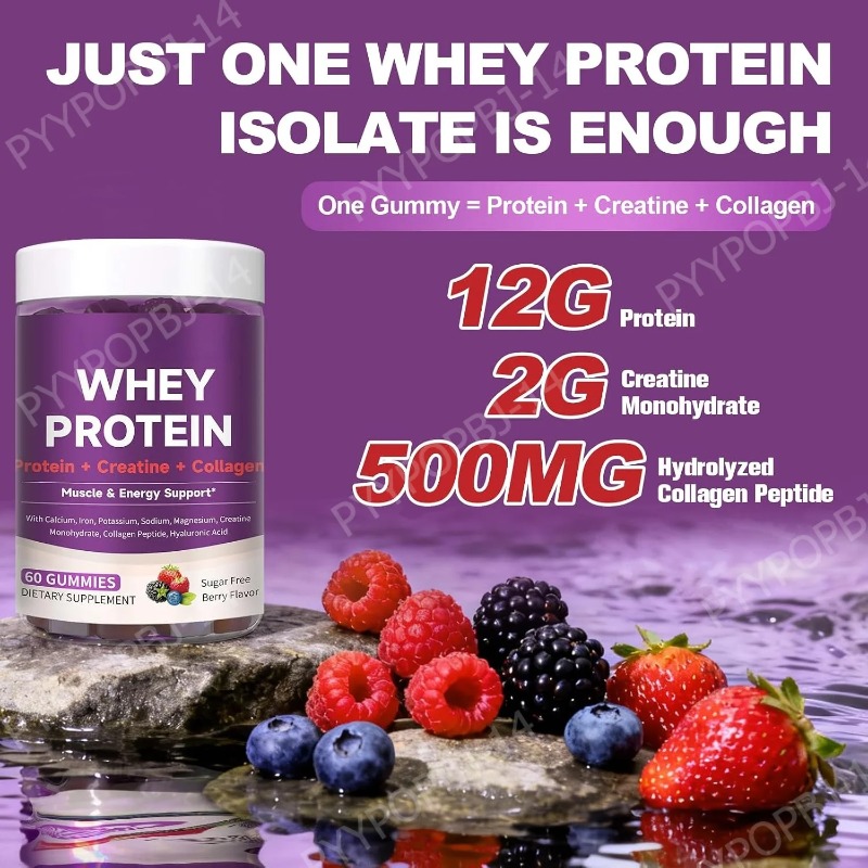 Protein Gummies with Whey Crea - Fitness Nutrition Energy recension och pris
