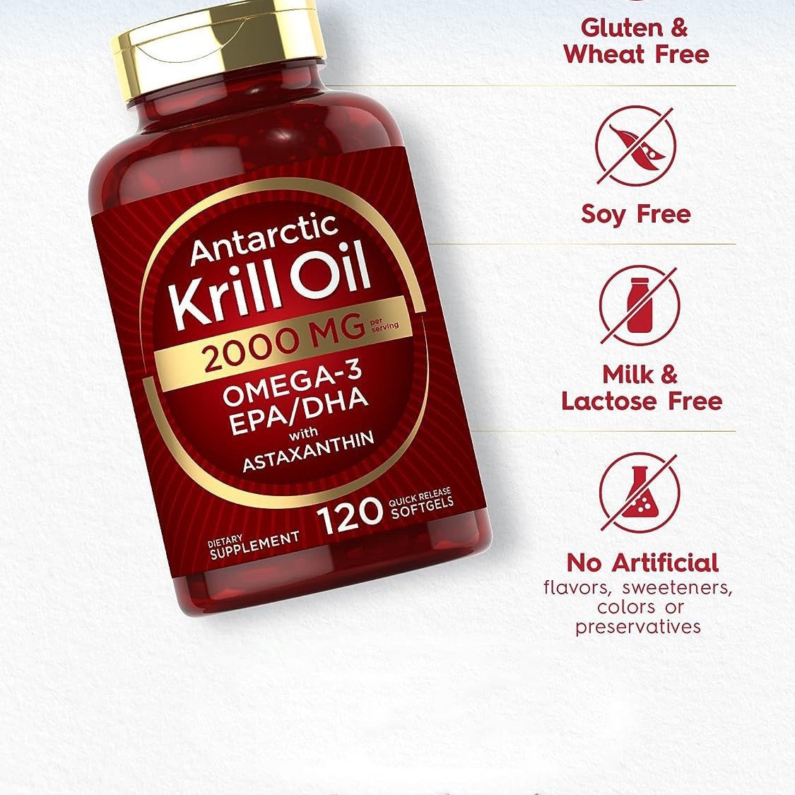 Krill oil soft capsules supple - The Nutrition Fitness recension och pris