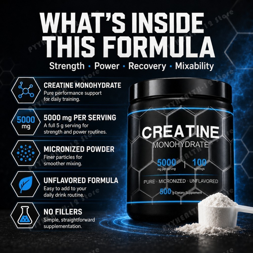 NurtureNova Micronized Creatin - Creatine Monohydrate Powder recension och pris